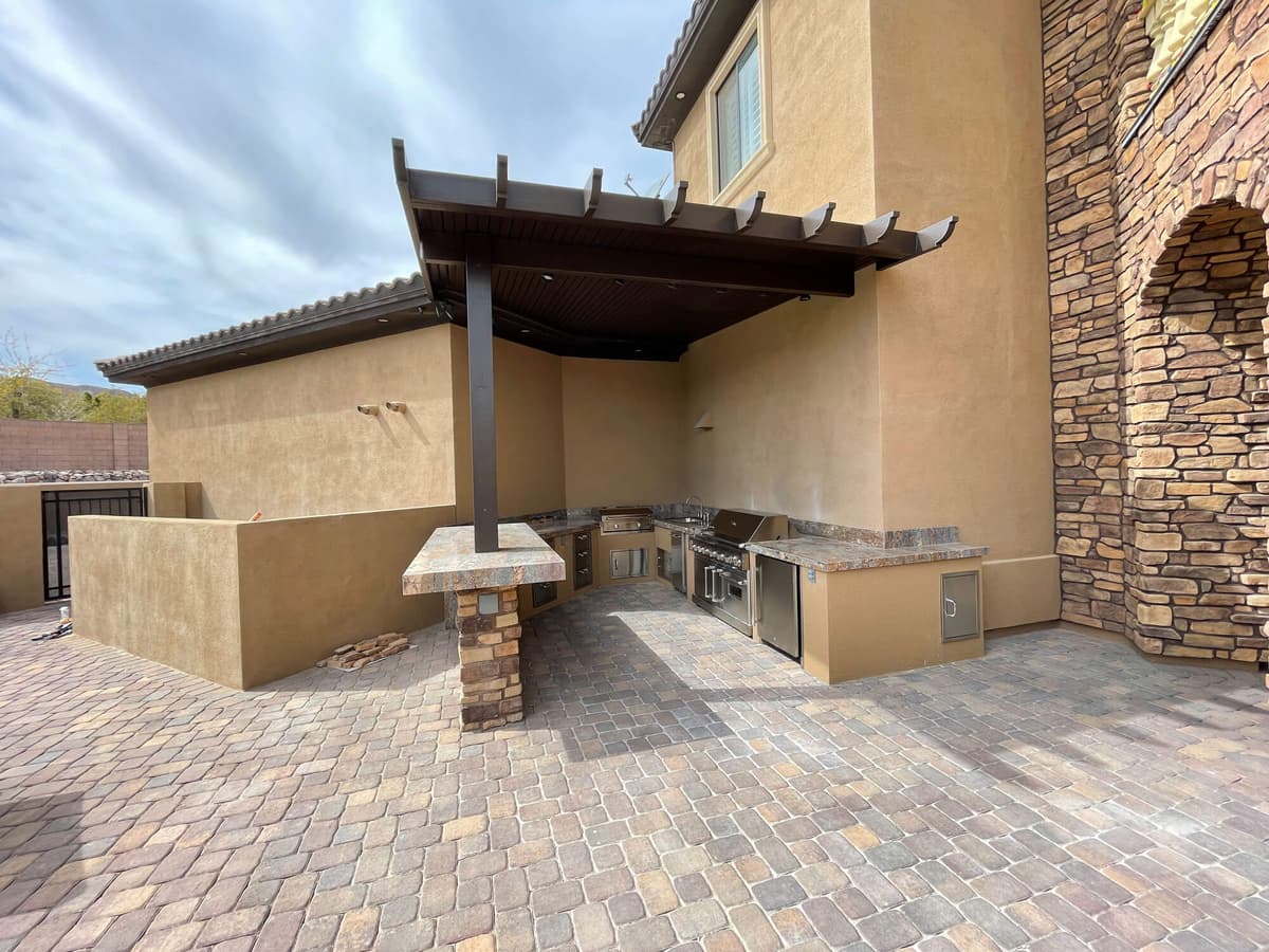 Residential patio cover