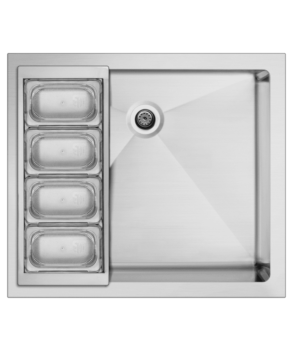 25" Beverage Chiller/Sink