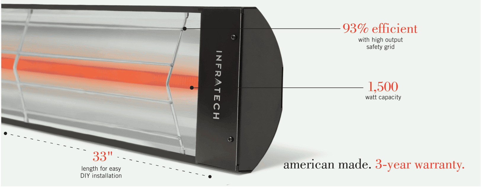 Infratech Comfort Garage Heater