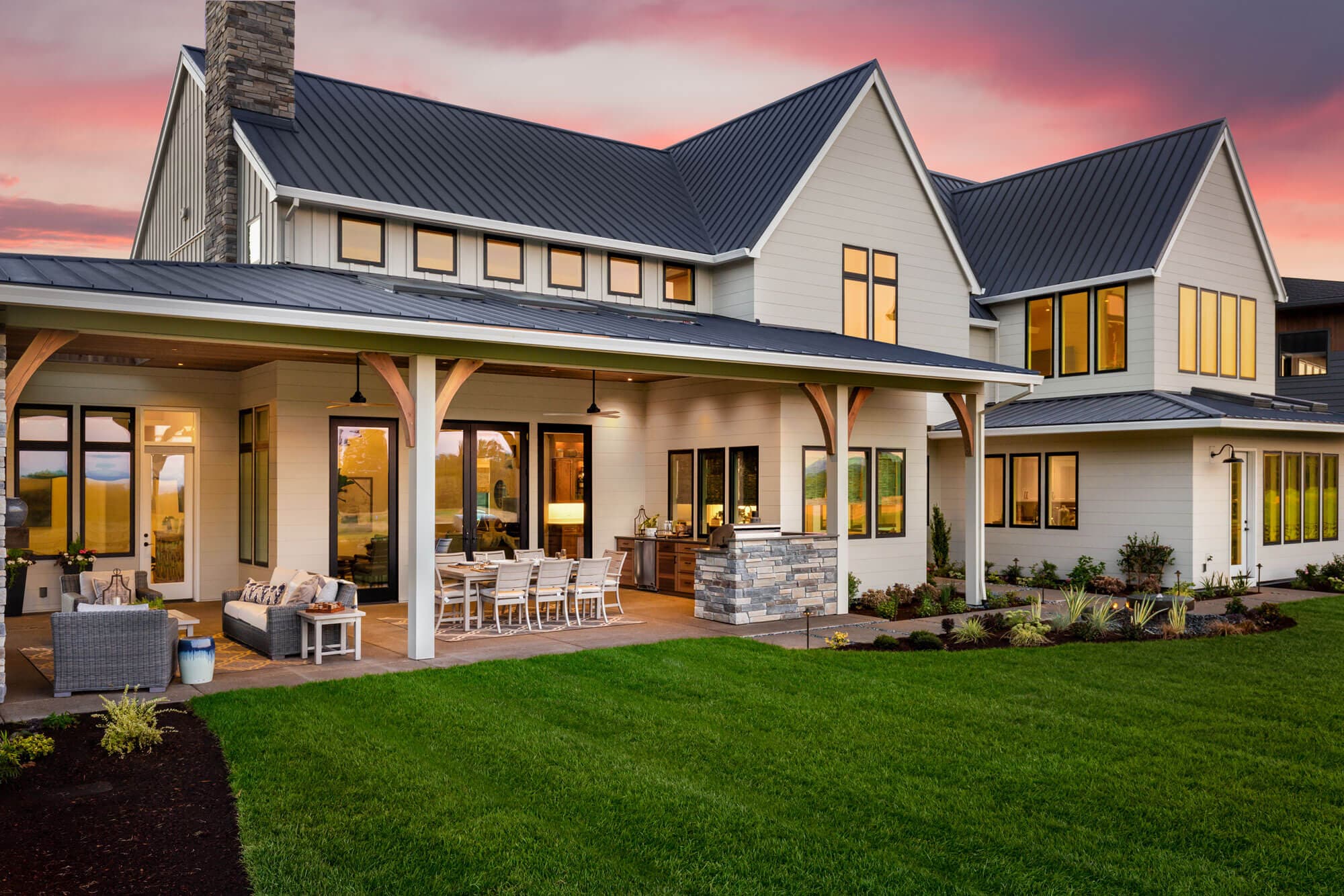 Weatherproof patio cover installation