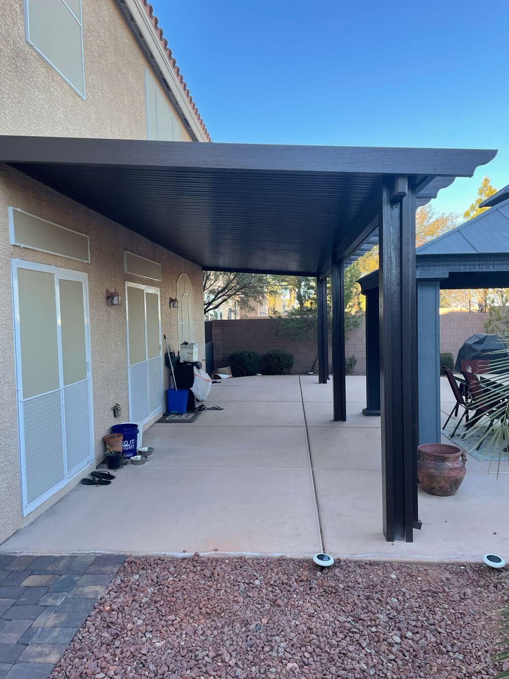 Patio cover detail