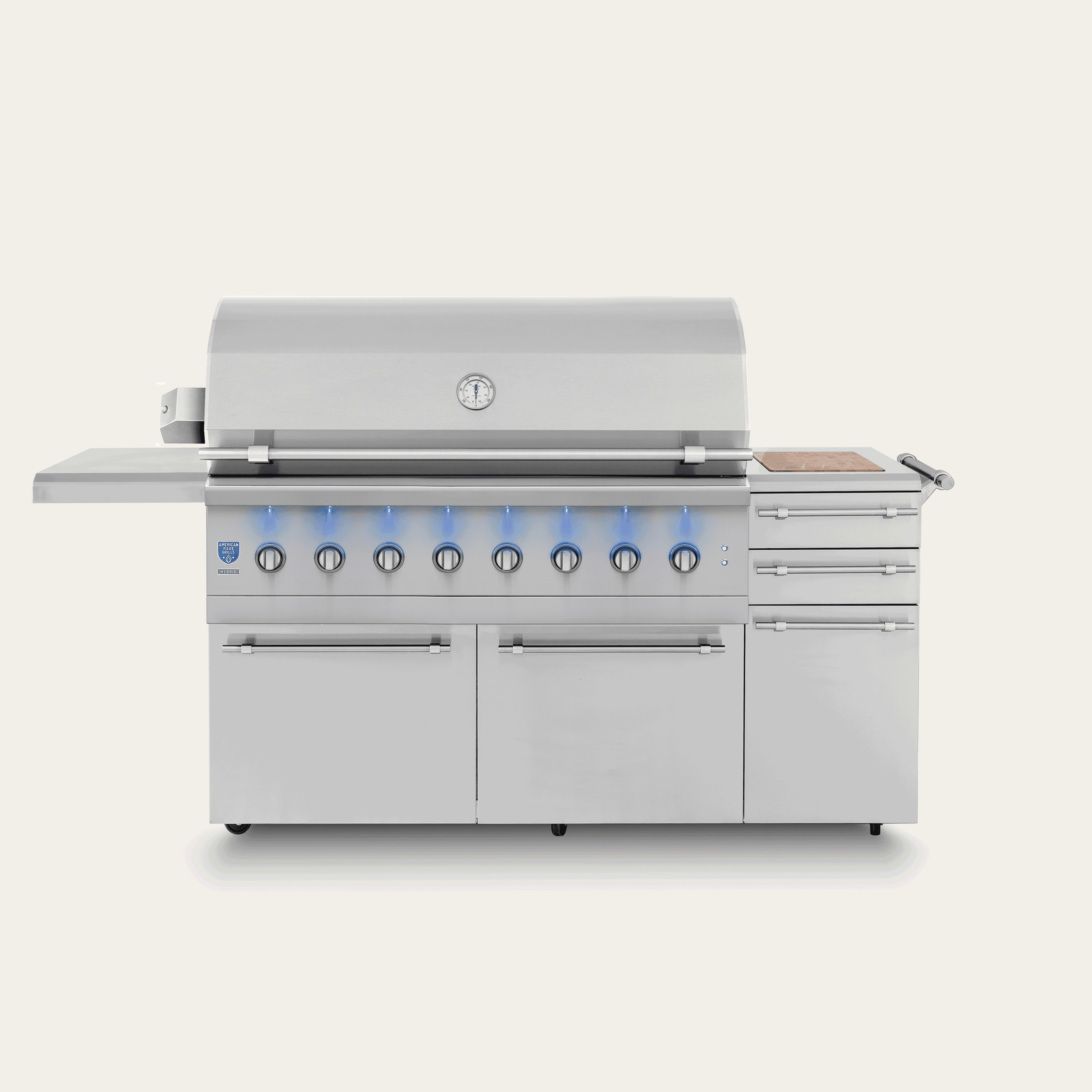 AMG Freestanding Encore - 54" Hybrid Grill