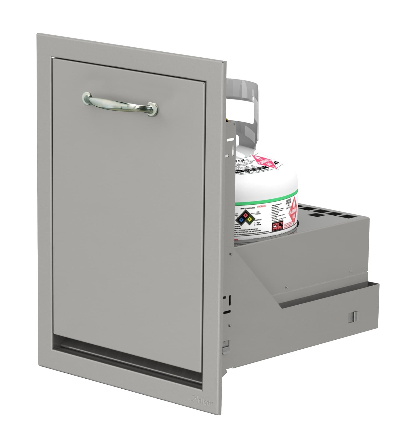 Artisan Professional 18-Inch LP Tank Drawer with Soft Close - Image 1