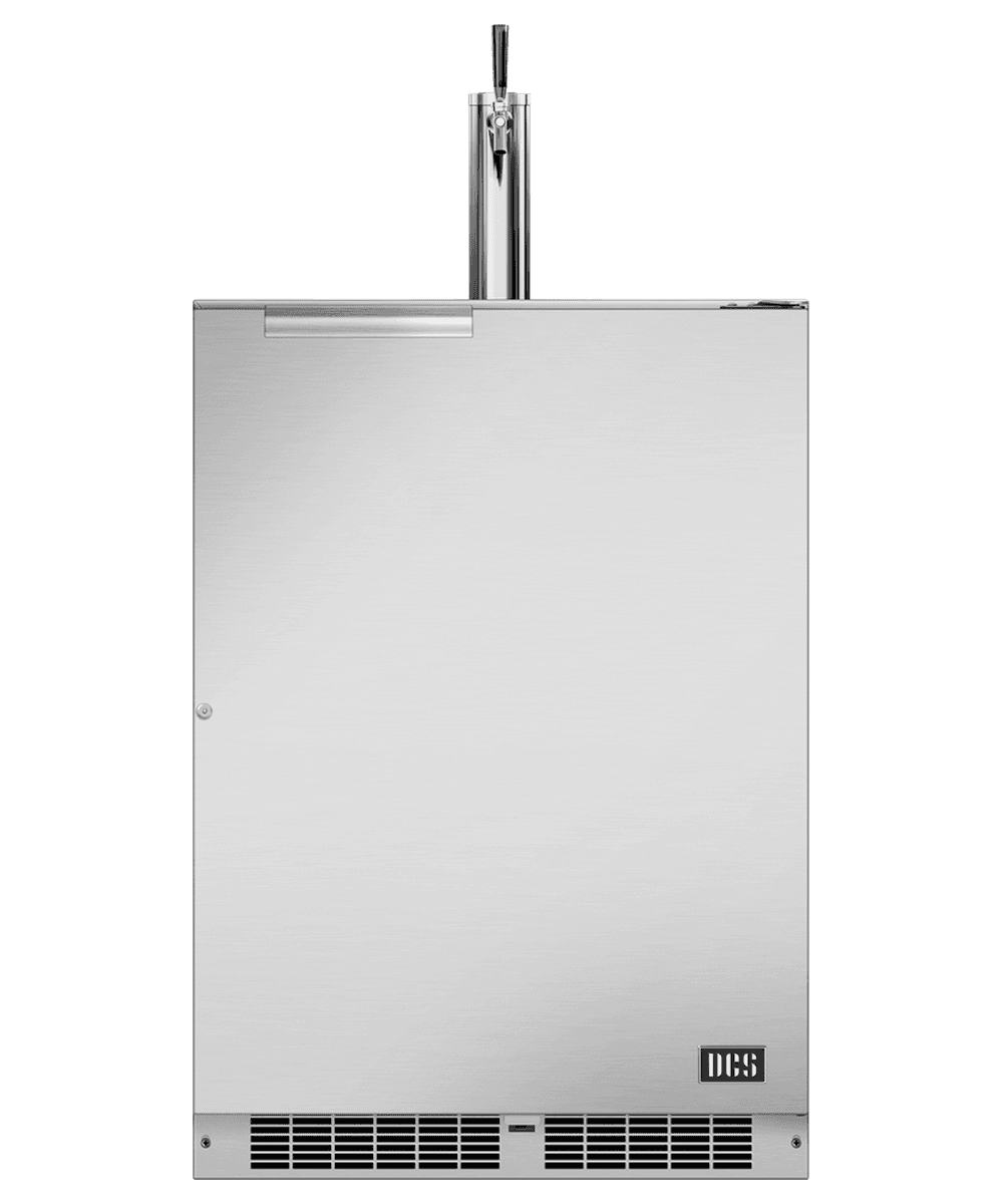 24" Single Tap Outdoor Beer Dispenser, Right Hinge