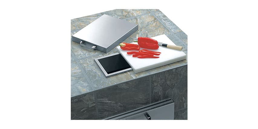 Professional Countertop Trash Chute w/ cutting board & cover (L18TS) - Image 1