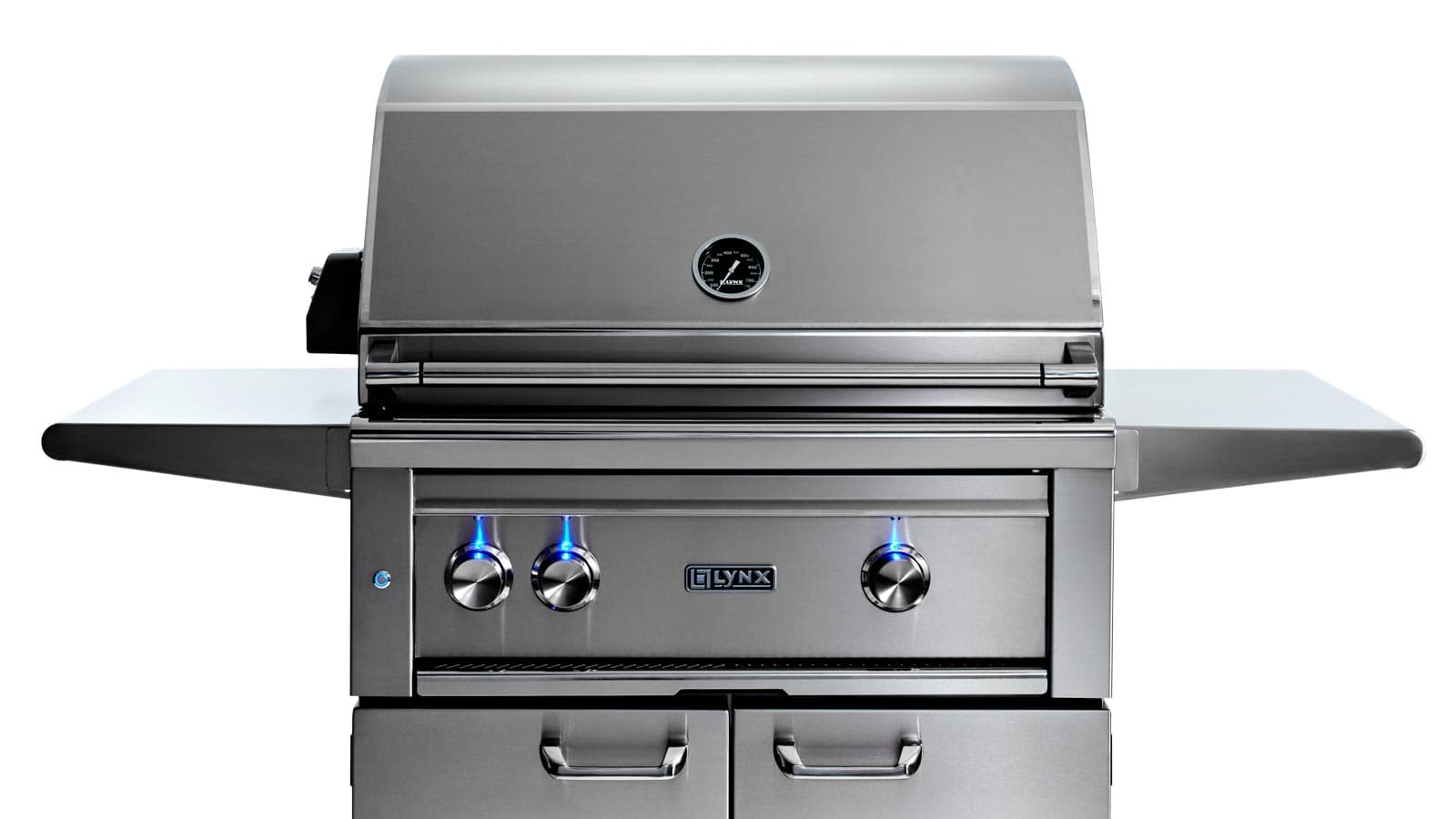 30” PROFESSIONAL FREESTANDING GRILL WITH ALL TRIDENT INFRARED BURNERS AND ROTISSERIE (L30ATRF)