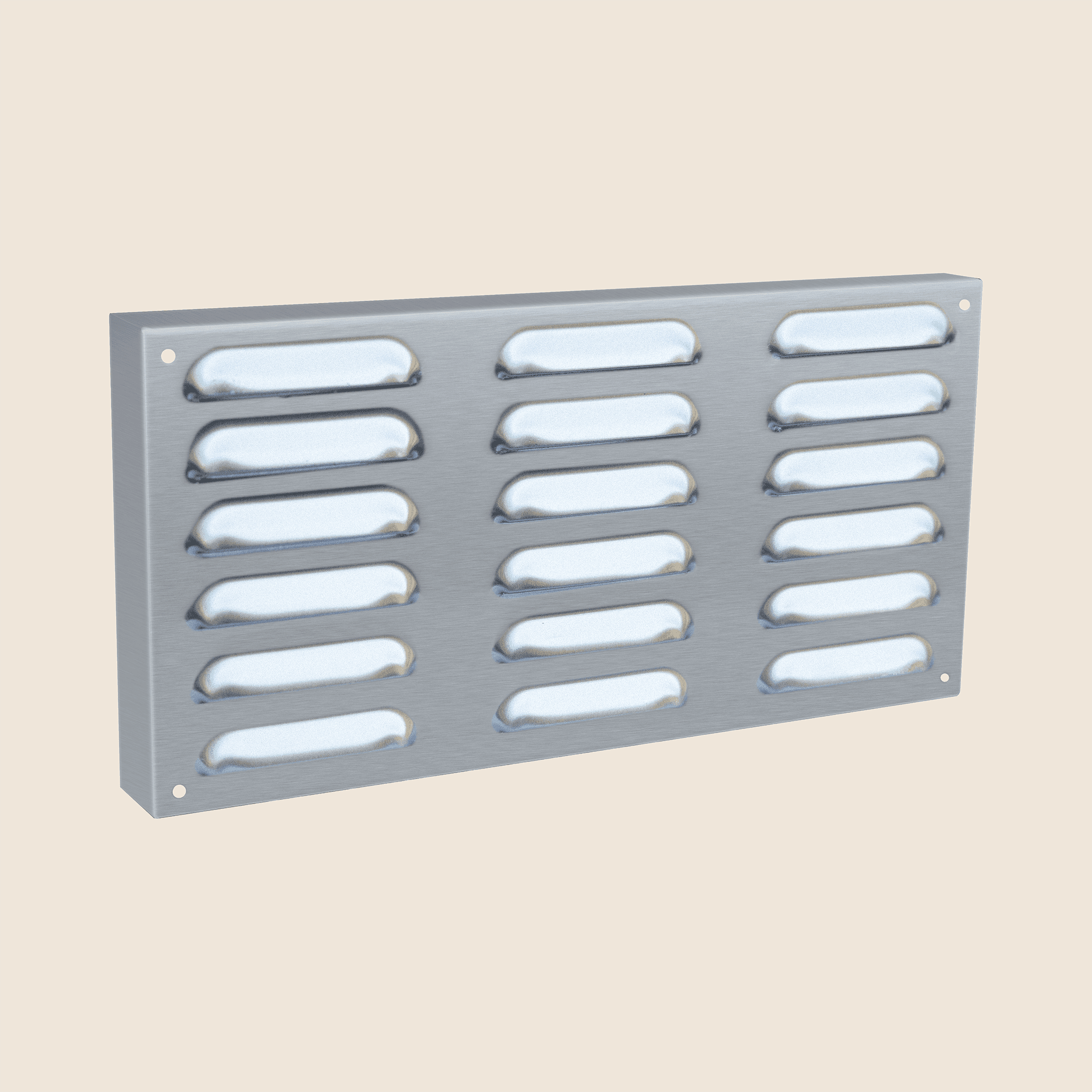 6" x 12" Island Vent Panel w/ Masonry Frame Return - Image 1