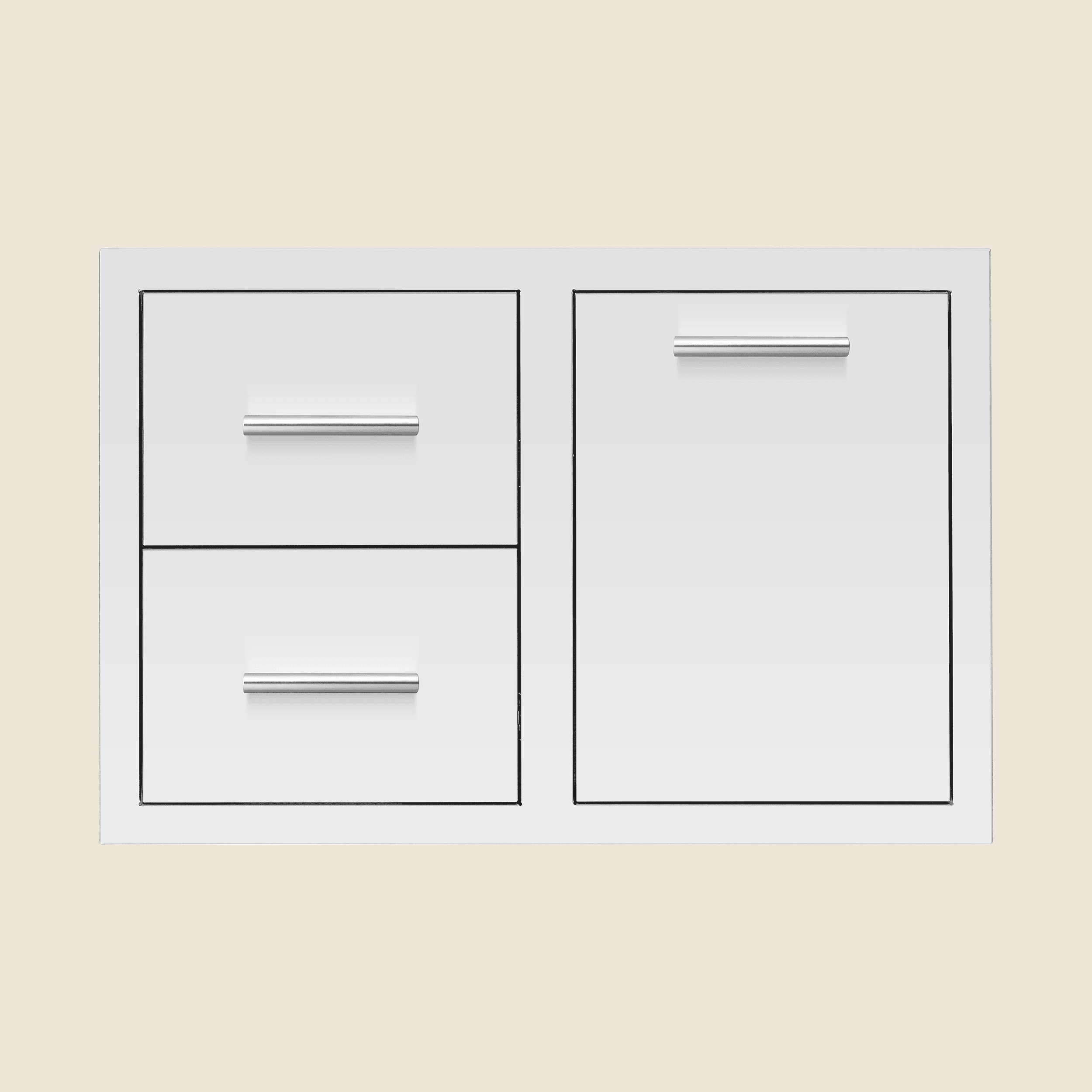 Summerset 33-Inch 2-Drawer & Trash or LP Tank Pullout Drawer Combo - Image 1