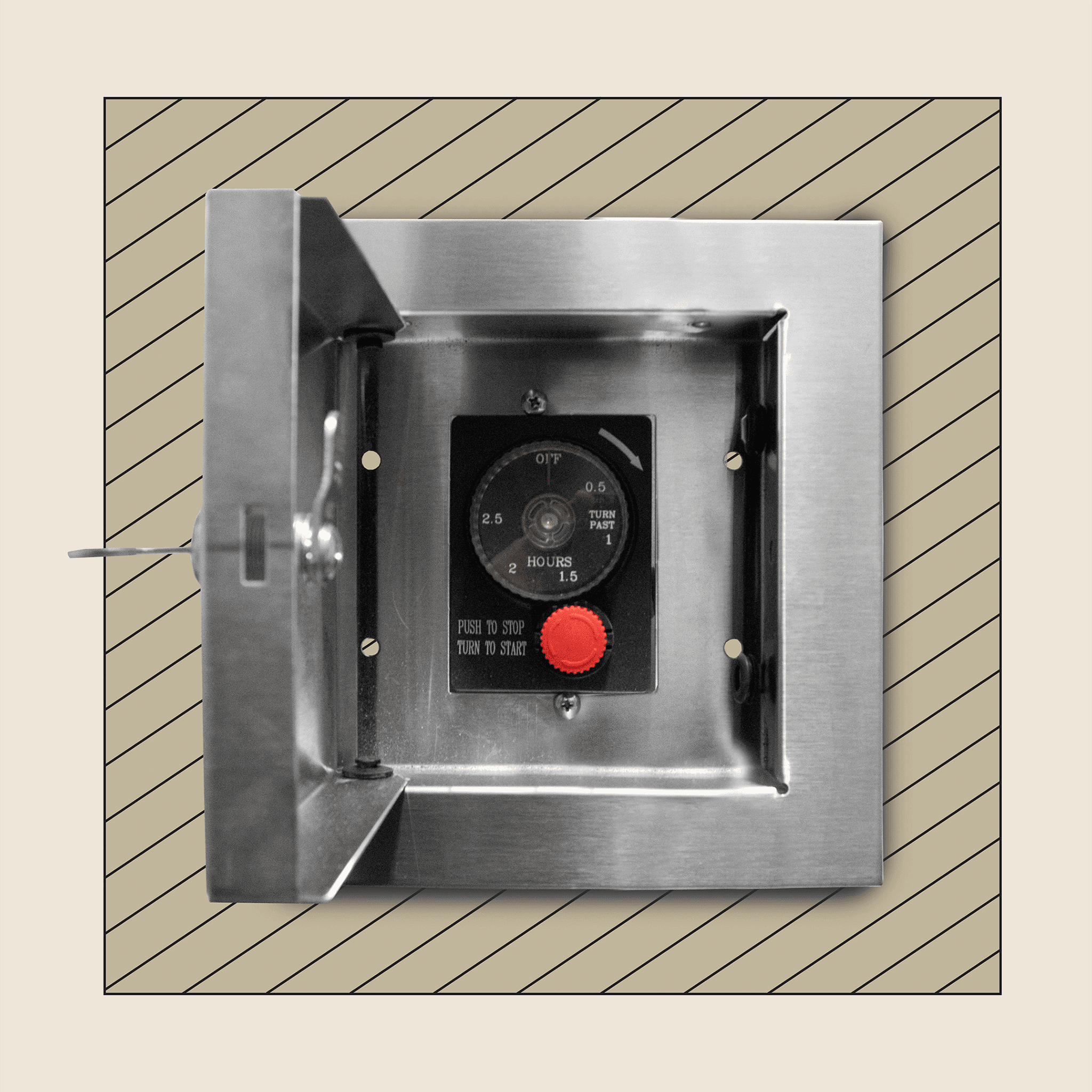 Summerset Locking Cabinet to house ESTOP1-0H Timer