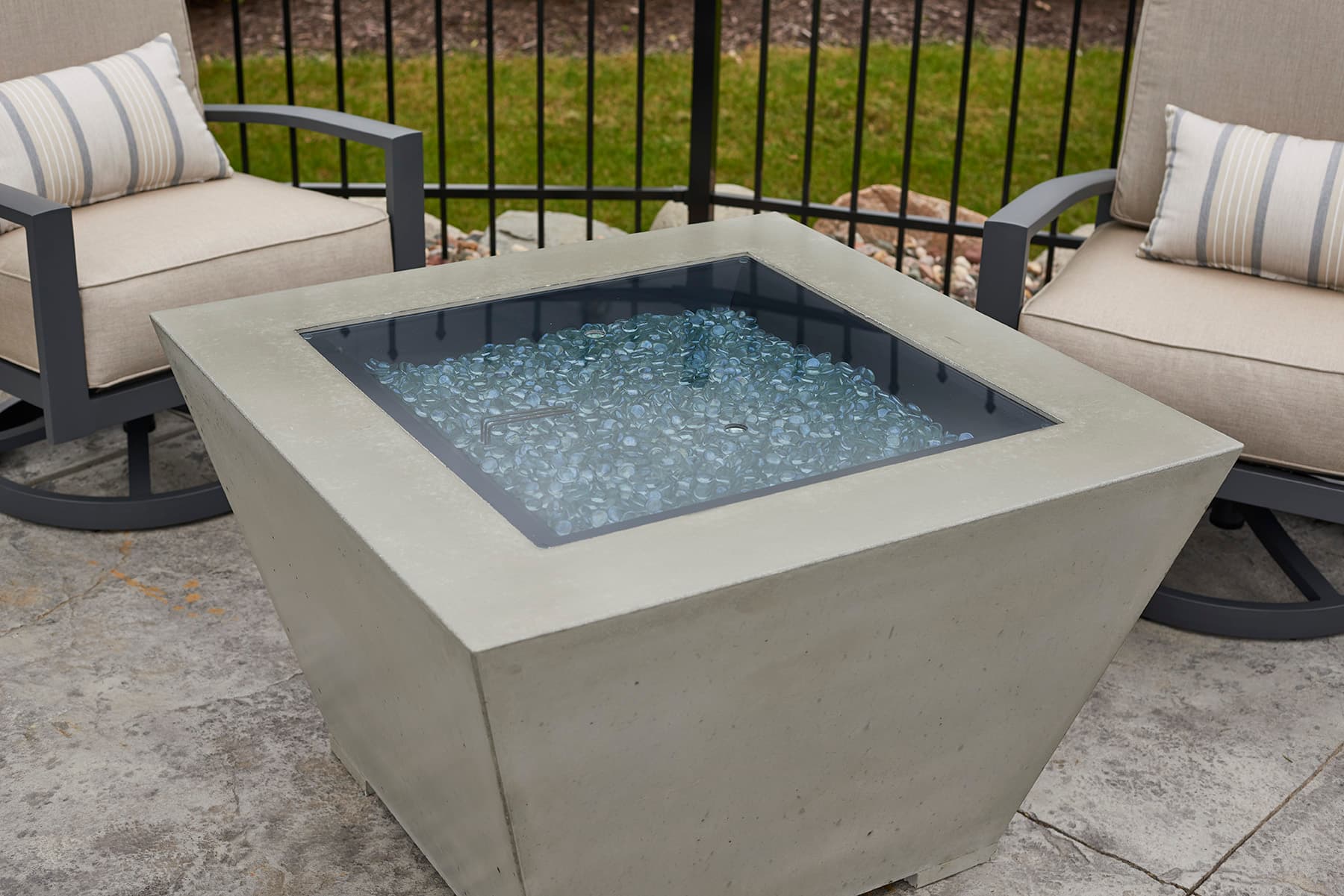 The Outdoor GreatRoom Company - Cove Square Gas Fire Pit Bowl